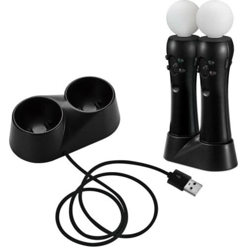 PS4 Accessories PS Move Charger for PlayStation Move Dual Charging Dock Motion Controller Charger Motion Sensing Game Joystick