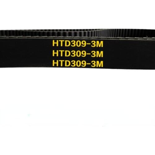 Arc HTD 3M Timing belt C=309 width 10-25mm Teeth 103 HTD 3M synchronous pulle309-3M