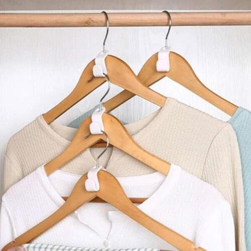 10 Pcs Clothes Hanger Connector Hooks Home Closet Space-saving Outfit Hangers Multifunctional Hanger For Closet Storage In Stock