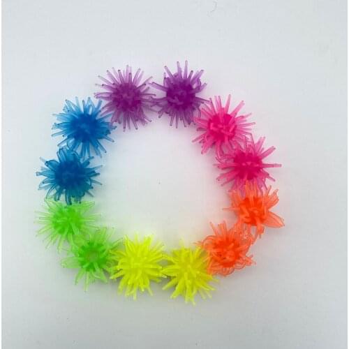 12pc/bag Fidget Toys Novelty Toys Soft Cute Multi-Function Play Magic Flower Toys Stress Relief Toys for Children Adult
