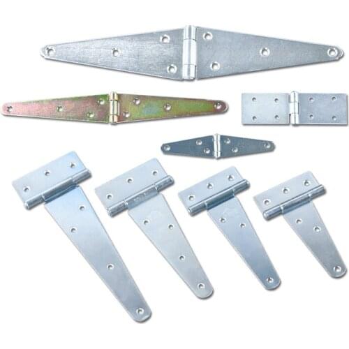 2Pcs Packaging Box Hinge Metal Hinge T-Shaped Industrial One-Word Cabinet Door Wooden Hoarding Box Loose Leaf