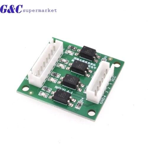 4 Channel 4CH Optical Coupler Isolation High/Low Level Voltage Converter Module Board Low Level Valid Easy To diy electronics