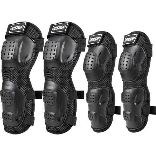 4pcs Motorcycle knee & elbow protective pads Motocross skating knee protectors riding protective Gears pads protection