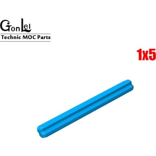 40Pcs/lot High-Tech Axles 32073 High-Tech Axle 5 1X5 MOC Building Blocks Bricks Parts DIY Assemble Particles Set DIY Toys