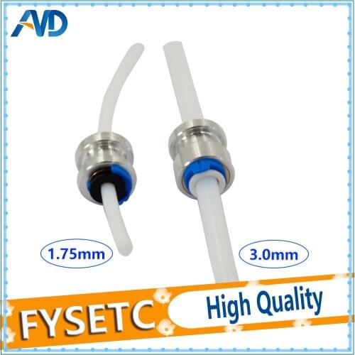 5Sets Titan Extruder Groove Mount Bowden Adaptor - 1.75mm/3mm Filament (4mm/6mm OD Tubing) For 3D Printer Parts