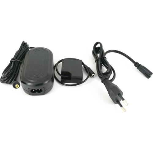 AC Power Adapter + W126 Dummy Battery DC Coupler +US/UK/AU/EU Plug for Fujifilm Fuji AC-V9 Charger Adaptor as CP-W126 NP-W126