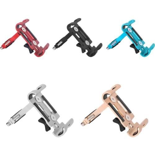 Aluminum Motorcycle Bicycle Phone Holder For 4.0-6.5 Inch Smartphone Adjustable Support GPS Bike Phone Stand Mount