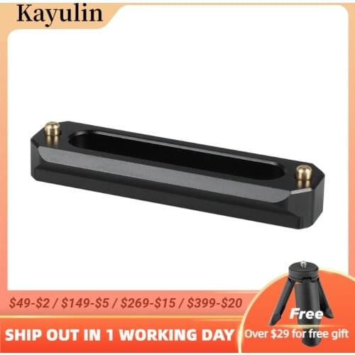 Kayulin 70mm NATO Rail Bar With Anti-fall Spring Pin & 1/4"-20 Mounting Groove