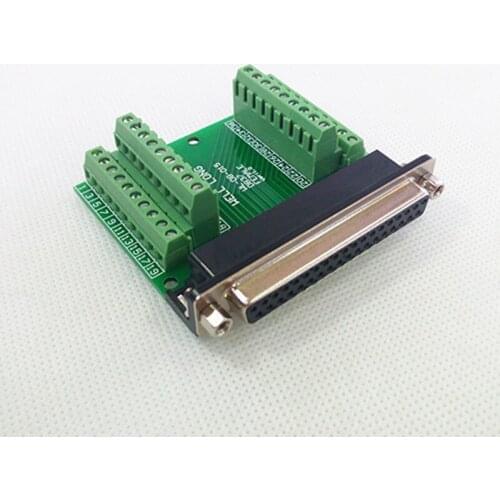 DB37 Female Breakout Board, DSUB Header Breakout Board, Terminal Block DSUB Module