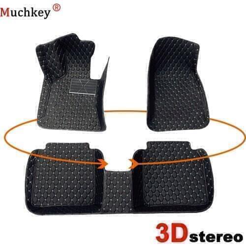 Leather Car Floor Mats For Ford fusion Mondeo Ⅲ Ⅳ Ⅴ Taurus Mustang Territory Ranger Galaxy Kuga Automobile Rugs Cover 5seat