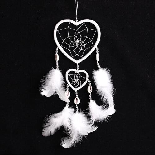 Dream Catcher Room Decor Feather Weaving Net Withers Wind Chimes Hanging Decoration Decor Craft Bedroom Hanging Birthdays Gift