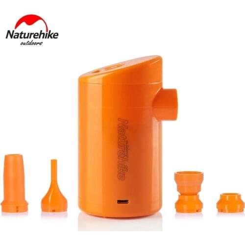 Naturehike Multi-function MINI ABS Air Pump Portable Ultralight USB Battery Powered Pump For Camping Mattress Inflatable Pillow