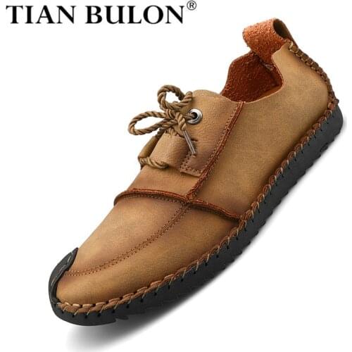 Designer Shoes Men Fashion Sneakers Leather Luxury Brand Mens Loafers Moccasins Breathable Slip on Boat Shoes Men Zapatos Hombre