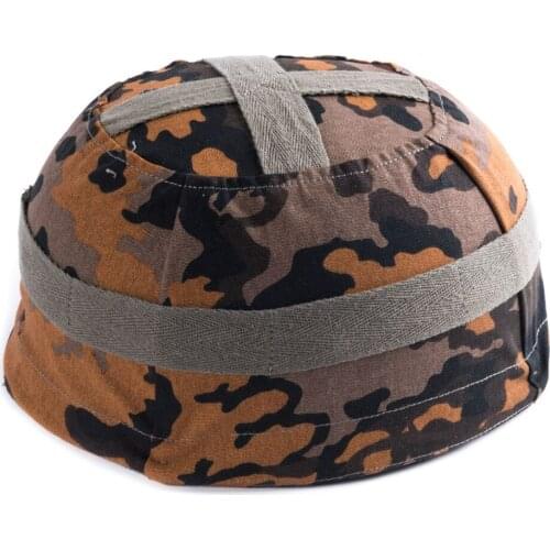 WWII WW2 GERMAN PARATROOPER M38 HELMET COVER SPRING OAK LEAF CAMOUFLAGE