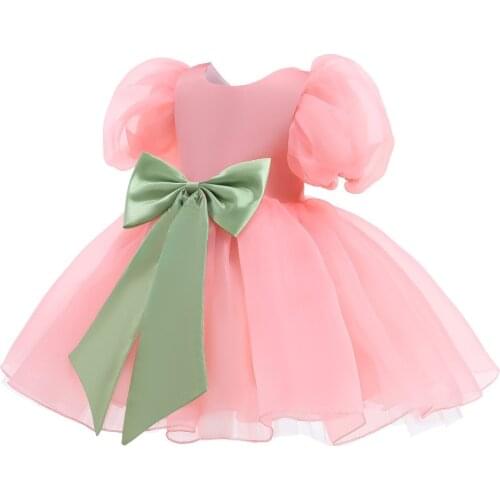 Girls Dress Lace Printing Elegant Princess Dress Kids Dresses For Girls Wedding Evening Party Gown Children Clothing 2 3 10 Year