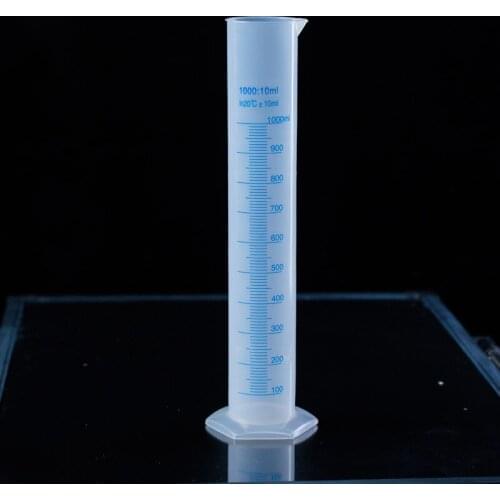 1000ml plastic measuring cylinder Laboratory supplies blue line measuring cylinder