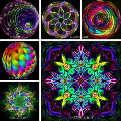 REDIY LADIY Diamond Painting Cross Stitch Mandala Pattern Home Decor Full Square Drill Rhinestones Mosaic Kit Diamond Embroidery