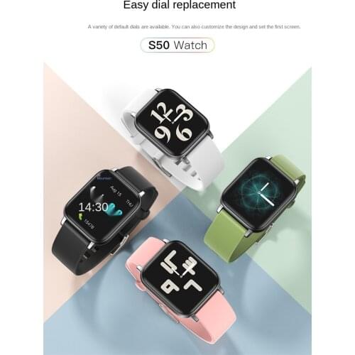 FREE 2021 New S50 Sports Watch Heart Rate Healthy Blood Pressure Thermometer Step Waterproof Smart
