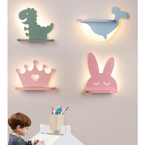 New LED Wall Lights For Bedroom girl boy room Living Room Acrylic Corridor Sconce Indoor Lighing Lamp Luminaria Wandlamp Dero