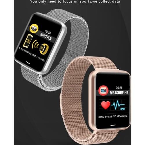 Smart Pedometer Blood Pressure Measurement Bluetooth Waterproof Fitness Tracker Watch Heart Rate Monitor Pedometer Women Men