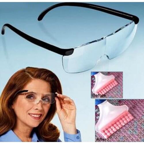 160 Degree Magnifying Glasses Vision For 5D Diamond Painting Art Accessories Tools Old Man Unisex Reading Glass Lightweight