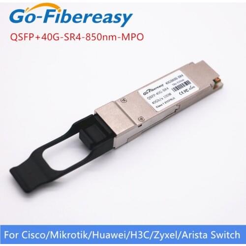 QSFP+40Gbps Fiber Optic Module Multimode SR4-850nm 100M with MTP/MPO type QSFP+ Transceiver Module For Cisco/Mikrotik QSFPModule