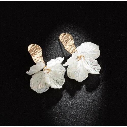 XIYANIKE NEW Boho Jewelry Shell Flower Earrings Fashion Wedding Party 2019 Korea Drop Earrings For Women Gift Pendientes Mujer