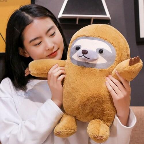 1pcs cute lightning sloth book plush toy doll Soft Stuffed Animals children girls Plush Toys for Children Kids Gift Home Decor