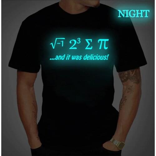 2020 Tshirt Casual Luminous Letters Print Men T Shirt O-neck Cool Street Style Men T-shirt Male Men Tee Shirts Tops Dropshipping