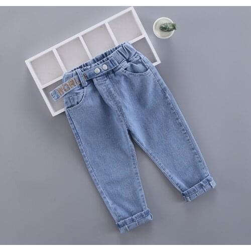 2021 new spring autumn/winter/summer Girls Kids Boys jeans comfortable cute baby Clothes Children Clothing