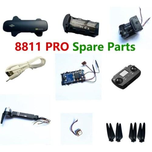 8811 Pro Drone 5G Wifi Gps Drone Original Accessory Body Shell Main Board Arm with Motor Propeller GPS Transmitter Charger Etc