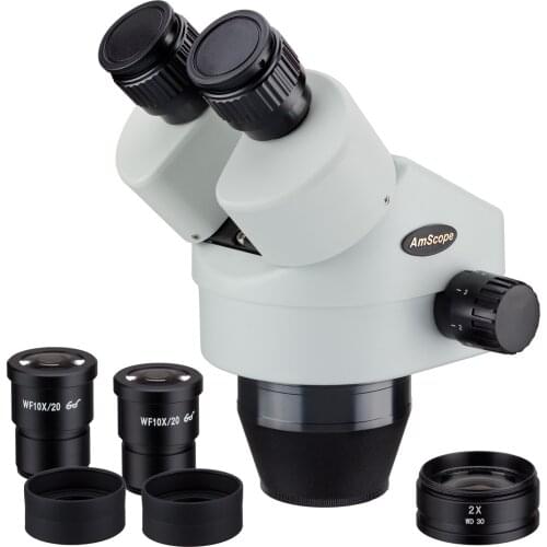 AmScope 7X-90X Binocular Zoom Power Stereo Microscope Head SM790B