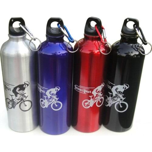 New sports bike riding Water Bottle 400-750ml outdoor portable aluminum camping climbing Water Bottles Explosive sales 3
