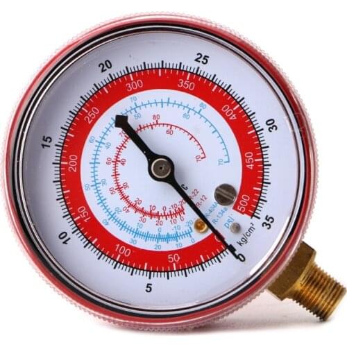 G99F Red Air Conditioner R404/R134A/R22 Refrigerant High Pressure Gauge PSI KPA