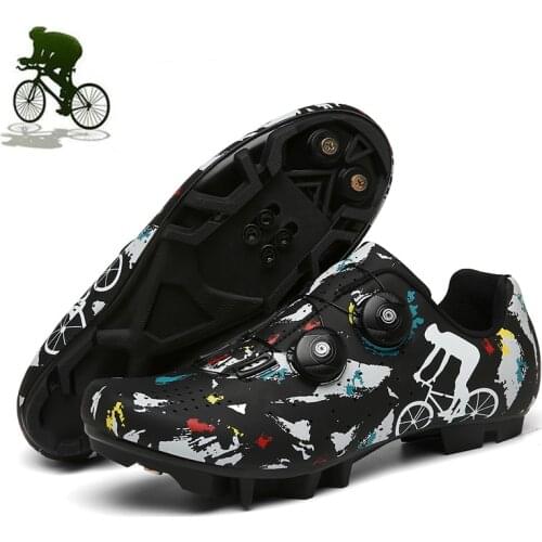 Winter MTB Cycling Shoes Men Outdoor Sports Self-locking Road Bike Sneakers Racing Women Bicycle Shoe Flat Cleat Mountain SPD