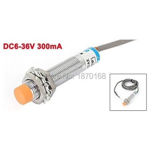 LJ12A3-4-Z/AX / kapak 4 mm silinder induktif Sensor jarak, Beralih deteksi, Npn NC DC6-36V 300mA