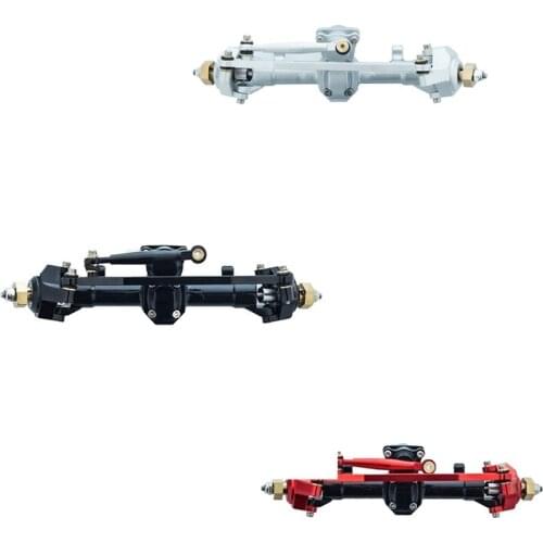Metal Front Axle Complete Axles for Axial SCX24 90081 AXI00001 1/24 RC Crawler Car Upgrade Parts Accessories