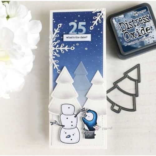 Mmao Crafts Metal Steel Cutting Dies New Christmas tree decoration Stencil For DIY Scrapbooking Paper/photo Cards Embossing Dies