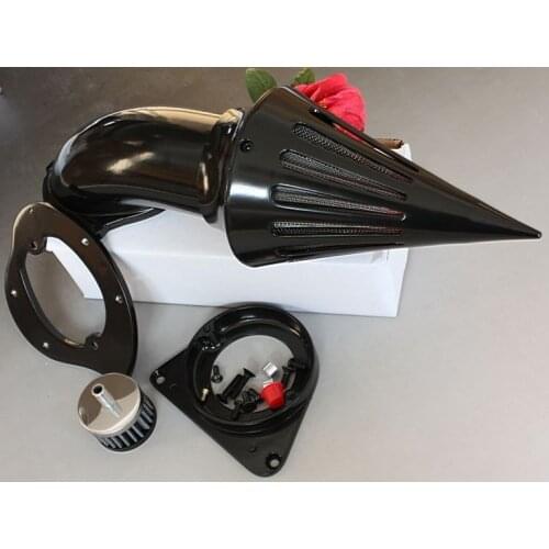 Motorcycle Black Spike Air Cleaner Kits Intake Filter For Kawasaki Vulcan 800 1995-2005 Moto
