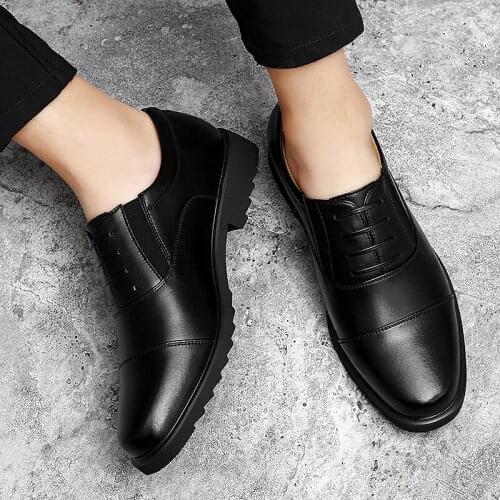 Men Shoes 2020 Large Size Mens Shoes Winter Men Leather Low Man Casual High Quality Slip On Classic Male Shoe