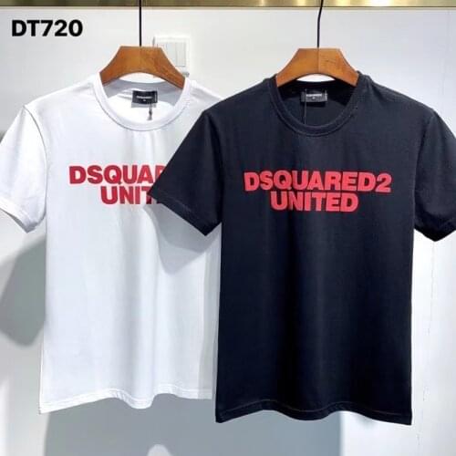 2021 New DSQ2 High Street Trend Mens Printed T-Shirt DT720