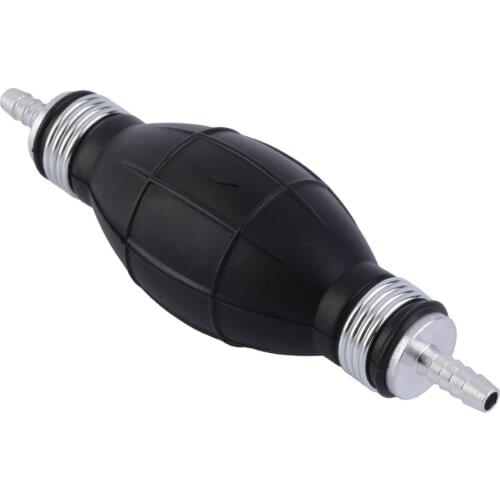NEW Connects to Any Length of Hose One-Way Only Function Rubber And Aluminum Fuel Line Primer Bulb Hand Gas Petrol Pumps