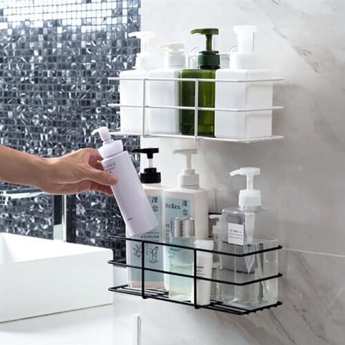 Shower Shelf No Drilling Metal Wall Mount Bathroom Shower Caddy Bathroom Shelf for Home Bathroom