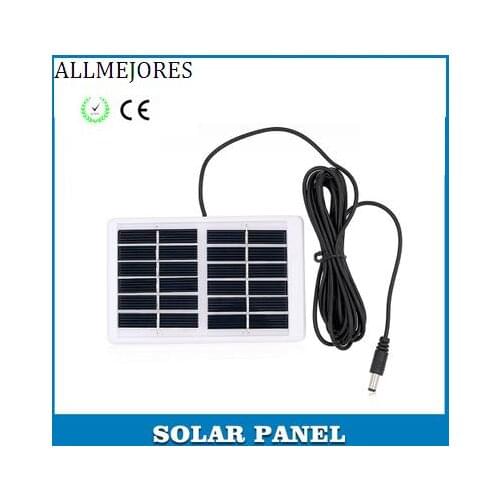 ALLMEJORES Solar panel 6V 1.2W charging for Emergency Light Polycrystalline solar cell panel charger ROSH CE Certificate