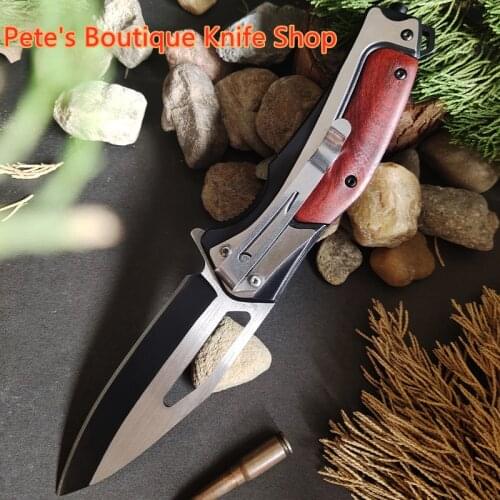Special Operations Saber, DA130 Warrior Attack Outdoor Tool, Jungle Adventure Self-Defense Quick-Opening Foldable, Kitchen Knife