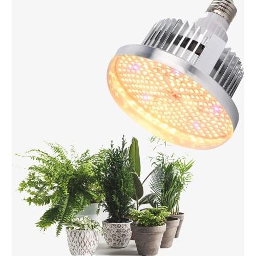 New E27 150W Warm White Led Plant Lamp Phyto Bulb for Indoor Potted Flowers Vegetables Fruit Seedling Growth Stage