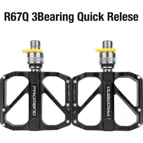 Ultralight Bke Pedal Anti-slip Quick Release Pedal Flat 3 Bearings Bicycle Pedals for Mountain MTB bike Accessories