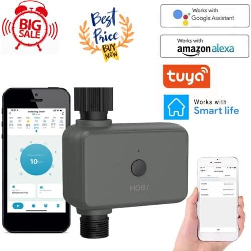 Smart Courtyard Garden Irrigation Water Valve Bluetooth-compatible Tuya Control Sprinkler Timer For Garden Agriculture Forestry