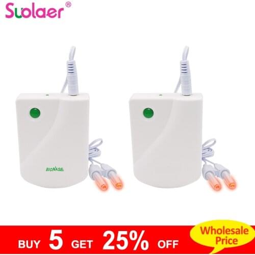 BioNase Sinusitis Rhinitis Cure Treatment Nose Massage Cure Device Hay Fever Low Frequency Pulse Laser Health Care Therapy