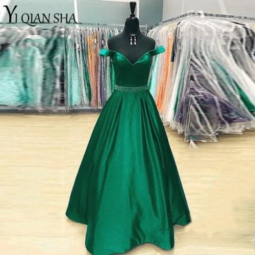 An110 New Arrival Simple Satin Evening Dress 2020 Elegant Cap Sleeves Formal Evening Gowns Noble Robe De Soiree Custom Made